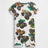 Set pigiama pantaloncini per bambini e neonati Hot Wheels in cotone biologico spazzolato