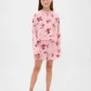 Set pigiama pantaloncini riciclato per bambini