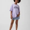 Set pigiama pantaloncini riciclato per bambini