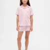 Set pigiama pantaloncini riciclato per bambini
