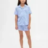 Set pigiama pantaloncini riciclato per bambini