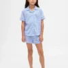 Set pigiama pantaloncini riciclato per bambini