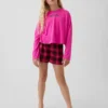 Set pigiama pantaloncini riciclato per bambini