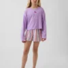 Set pigiama pantaloncini riciclato per bambini