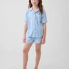 Set pigiama pantaloncini riciclato per bambini