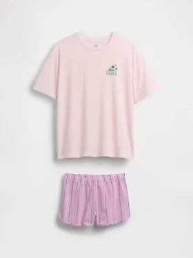 Set pigiama pantaloncini riciclato per bambini