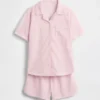 Set pigiama pantaloncini riciclato per bambini