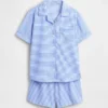 Set pigiama pantaloncini riciclato per bambini
