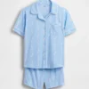 Set pigiama pantaloncini riciclato per bambini