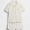 Set pigiama pantaloncini riciclato per bambini
