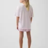 Set pigiama pantaloncini riciclato per bambini