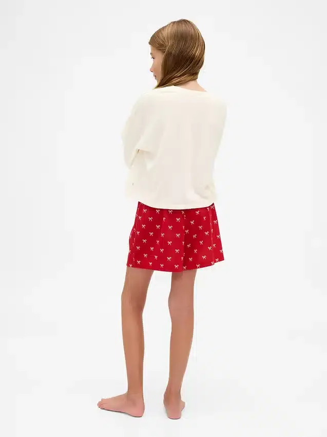 Set pigiama pantaloncini riciclato per bambini