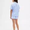 Set pigiama pantaloncini riciclato per bambini