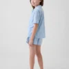 Set pigiama pantaloncini riciclato per bambini