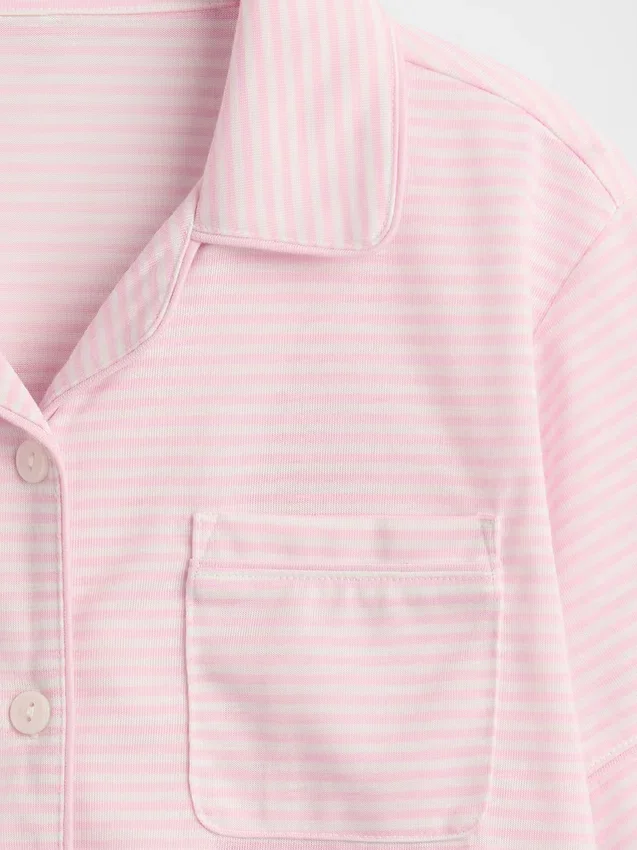 Set pigiama pantaloncini riciclato per bambini