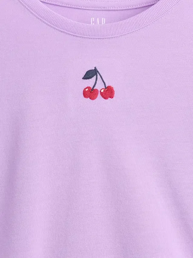 Set pigiama pantaloncini riciclato per bambini