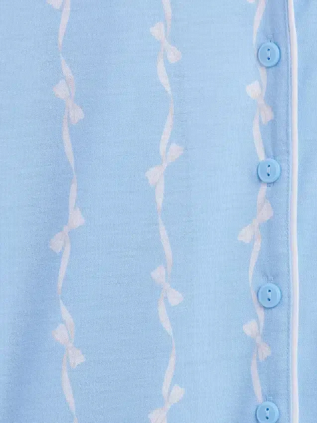 Set pigiama pantaloncini riciclato per bambini