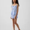 Set pigiama per bambini con canotta con volant e pantaloncini