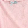 Set pigiama per bambini con canotta in maglia pointelle riciclata