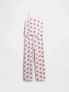 Set pigiama per bambini con canotta riciclata Snoopy