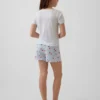 Set pigiama per bambini con pantaloncini a costine riciclati