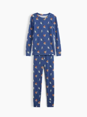 Set pigiama per bambini in cotone biologico spazzolato