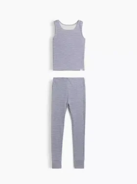 Set pigiama per bambini in cotone biologico spazzolato con canotta e leggings
