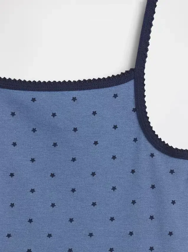 Set pigiama per bambini in cotone biologico spazzolato con canotta e pantaloncini