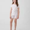 Set pigiama per bambini Winnie the Pooh in cotone biologico spazzolato con pantaloncini