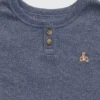 Set pigiama per neonato & bebè in cotone biologico melange con maglietta Henley