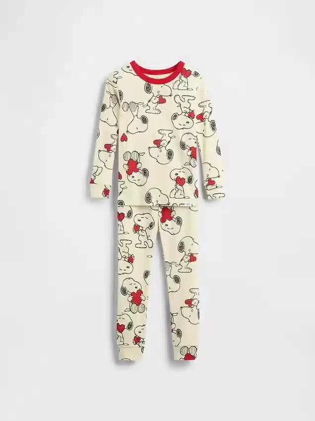 Set pigiama Snoopy in cotone biologico spazzolato per neonato & bebè