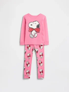 Set pigiama Snoopy in cotone biologico spazzolato per neonato & bebè