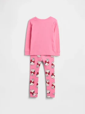 Set pigiama Snoopy in cotone biologico spazzolato per neonato & bebè