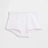 Shorts a vita alta in cotone biologico elasticizzato
