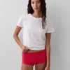 Shorts in cotone biologico elasticizzato