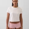Shorts in cotone biologico elasticizzato