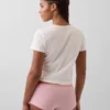 Shorts in cotone biologico elasticizzato