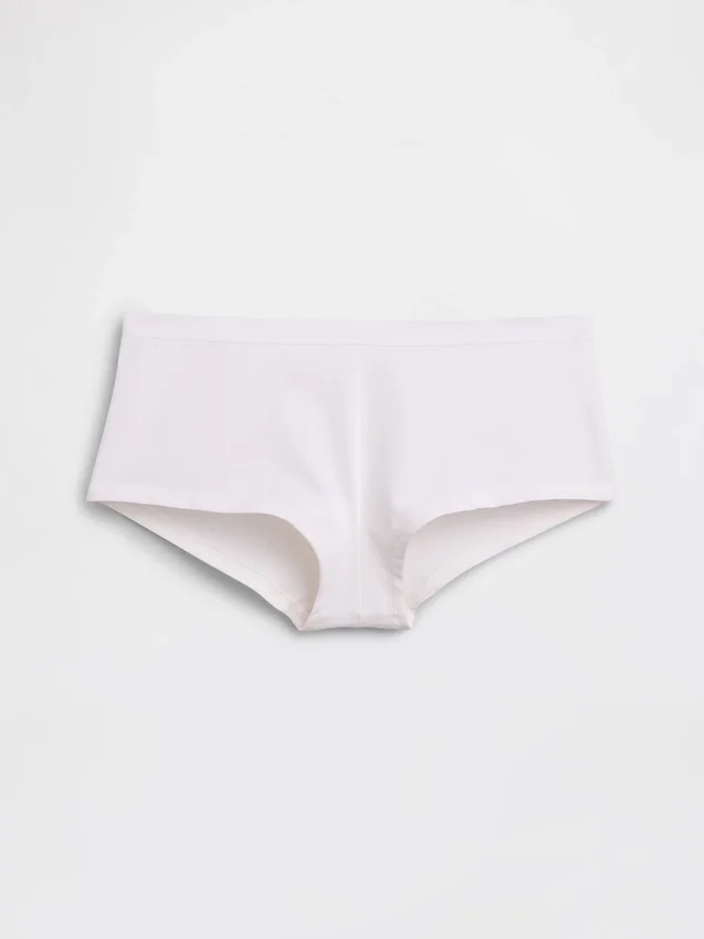 Shorts in cotone biologico elasticizzato