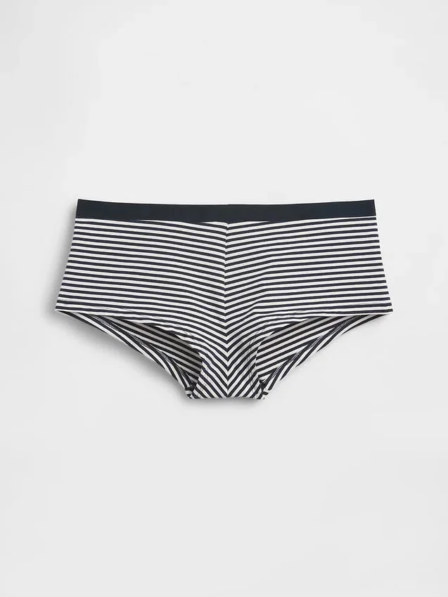 Shorts in cotone biologico elasticizzato