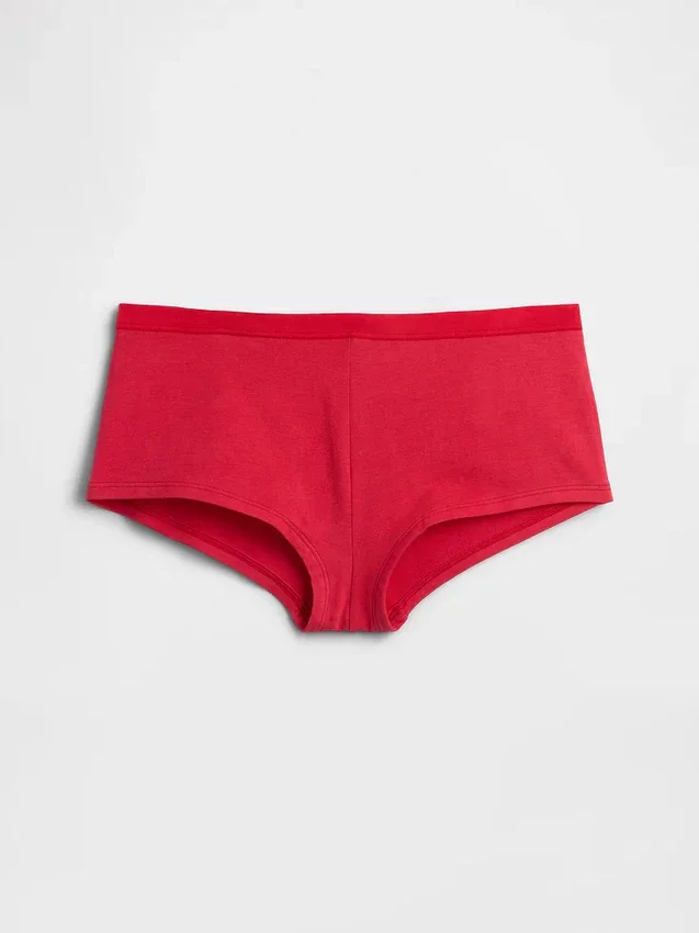 Shorts in cotone biologico elasticizzato