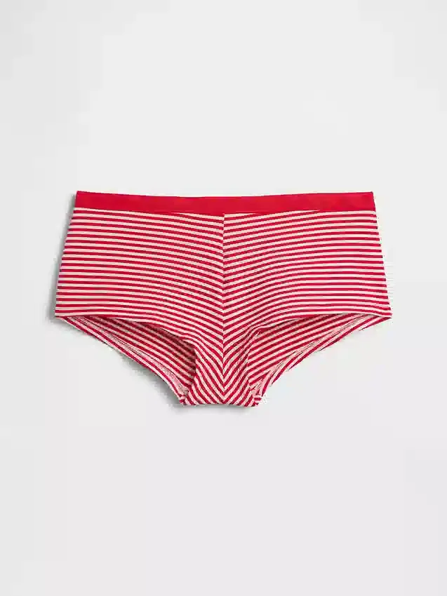 Shorts in cotone biologico elasticizzato