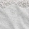 Shorts in cotone biologico elasticizzato con bordi in pizzo