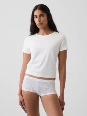 Shorty in morbidissimo cotone biologico elasticizzato
