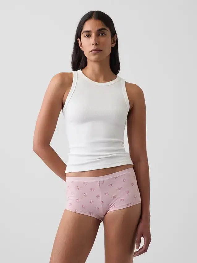 Shorty in morbidissimo cotone biologico elasticizzato