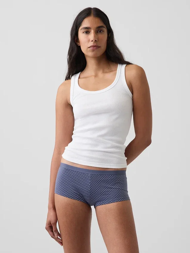 Shorty in morbidissimo cotone biologico elasticizzato