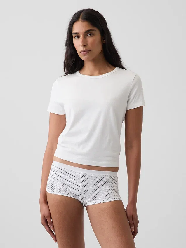 Shorty in morbidissimo cotone biologico elasticizzato