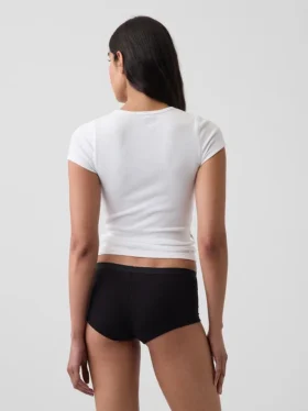 Shorty in morbidissimo cotone biologico elasticizzato