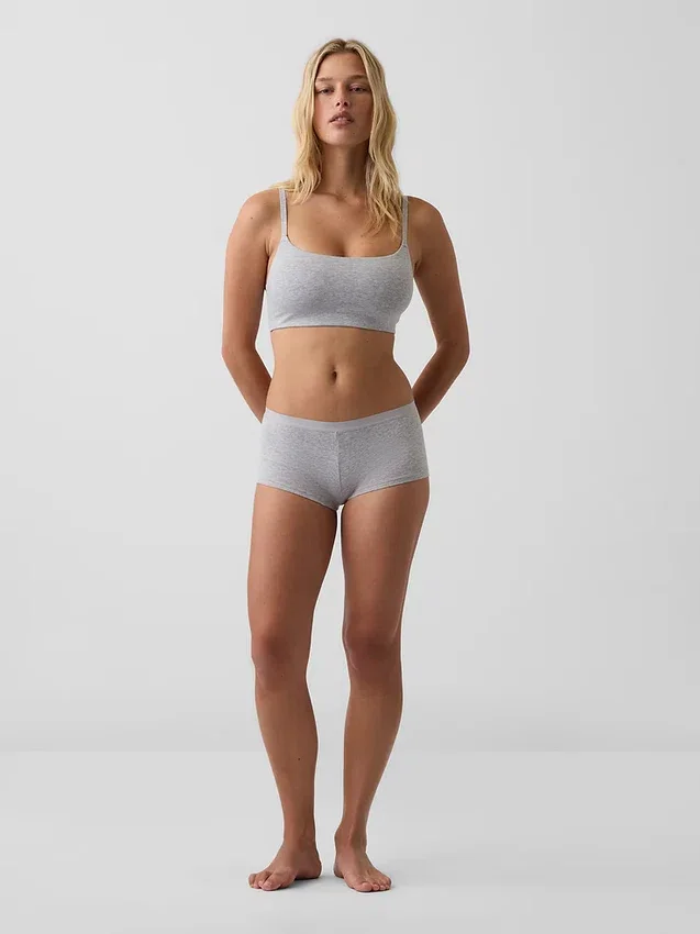 Shorty in morbidissimo cotone biologico elasticizzato