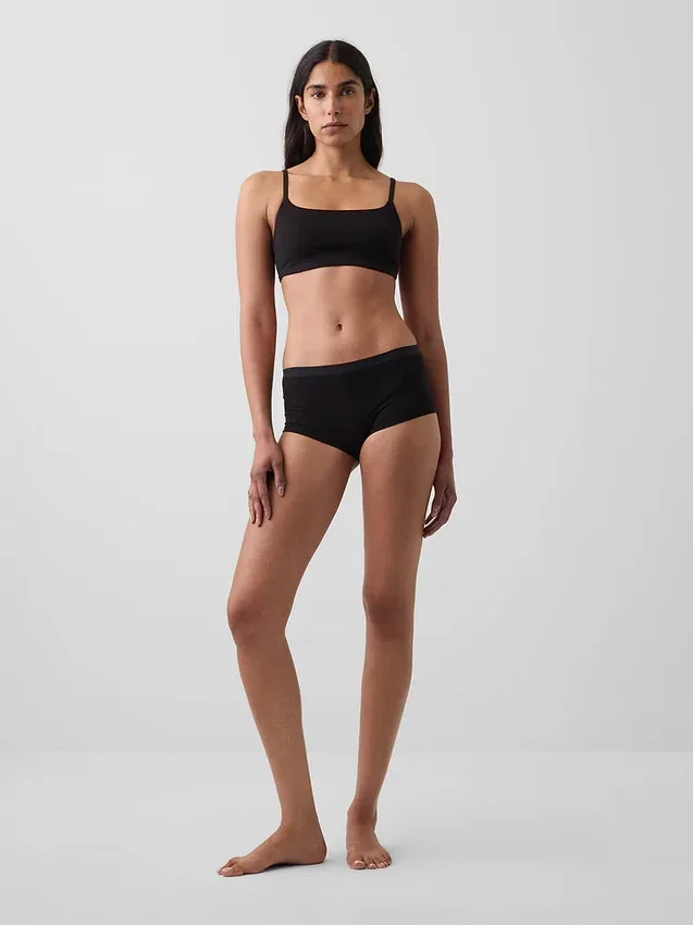 Shorty in morbidissimo cotone biologico elasticizzato
