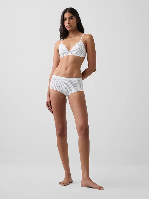 Shorty in morbidissimo cotone biologico elasticizzato